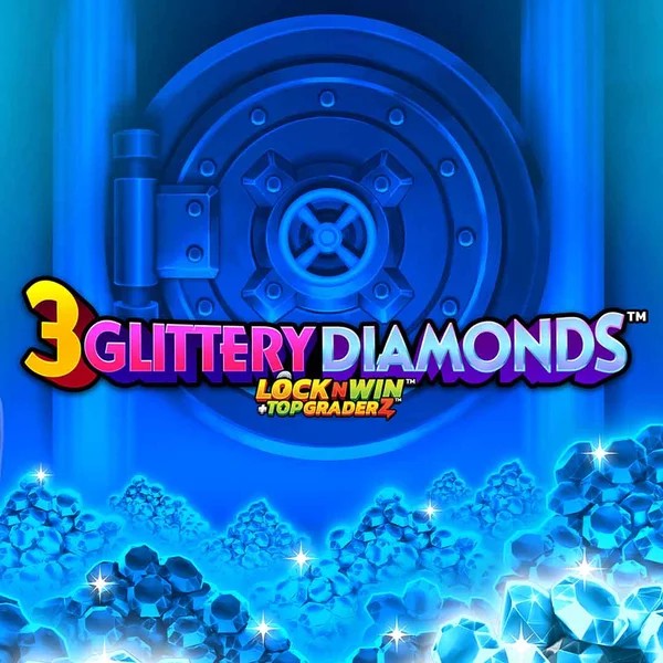 3 Glittery Diamonds game by PearFiction Studios – logo hosted on Ritzo Casino