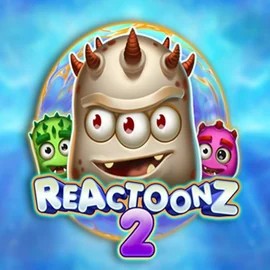 Reactoonz 2 online game logo by Play'n GO on ritzocasino-dk.com